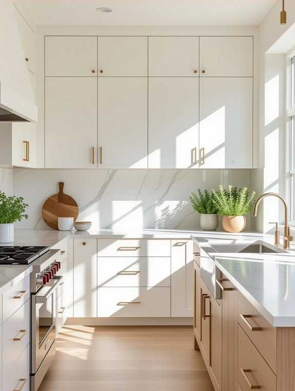 transformative crisp white cabinets