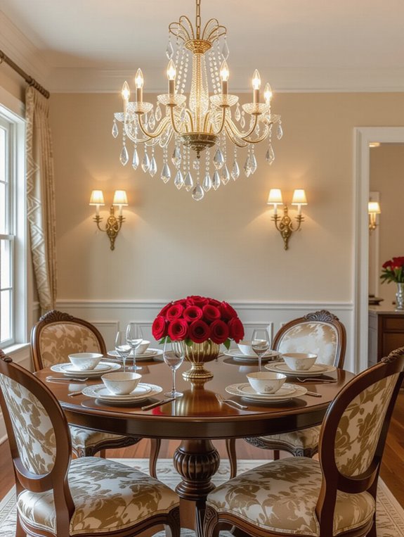 transformative dining room lighting
