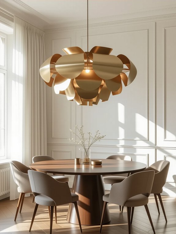 transformative oversized dining fixtures