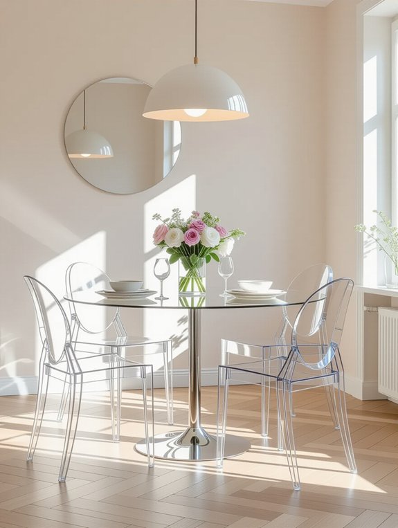 transparent acrylic chair benefits