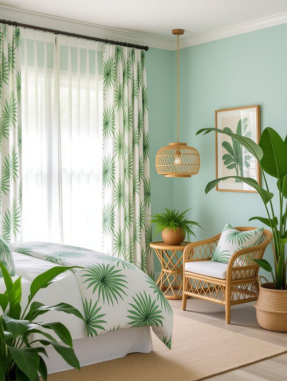 tropical bedroom transformation ideas