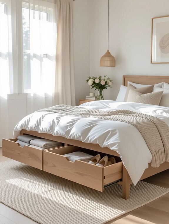 under bed storage organization tips