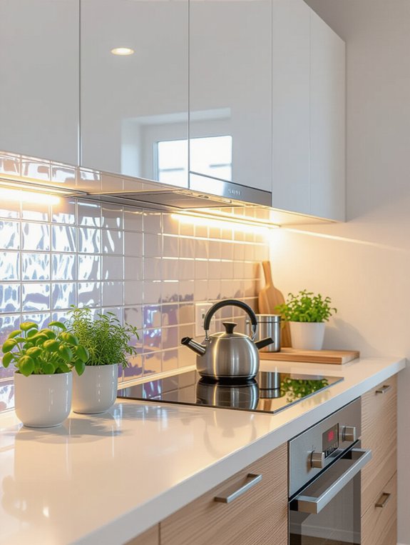 under cabinet lighting options available