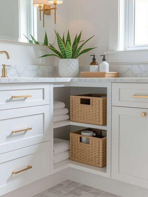 under sink storage solutions organized