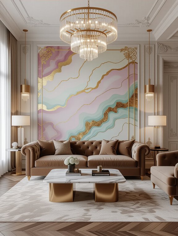 unique artistic wall treatments