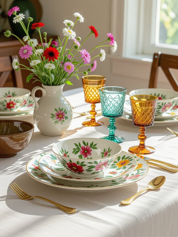 unique stylish dinnerware combinations