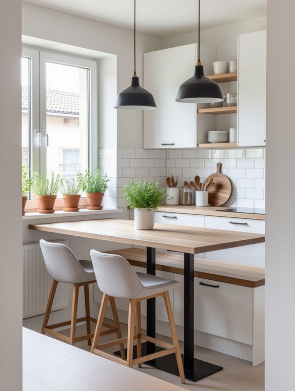 versatile fold down table usage