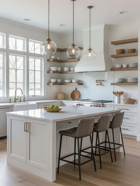 versatile kitchen gathering space
