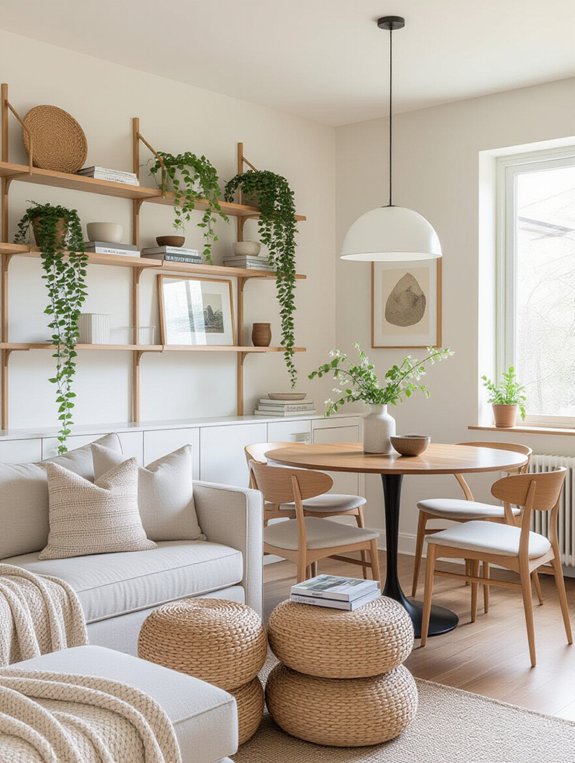 vertical storage for clutter