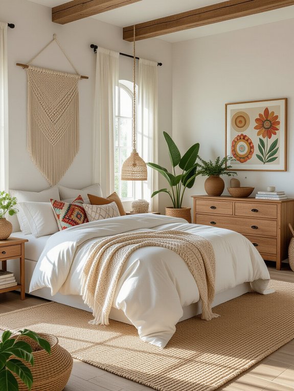 vibrant eclectic bedroom sanctuary