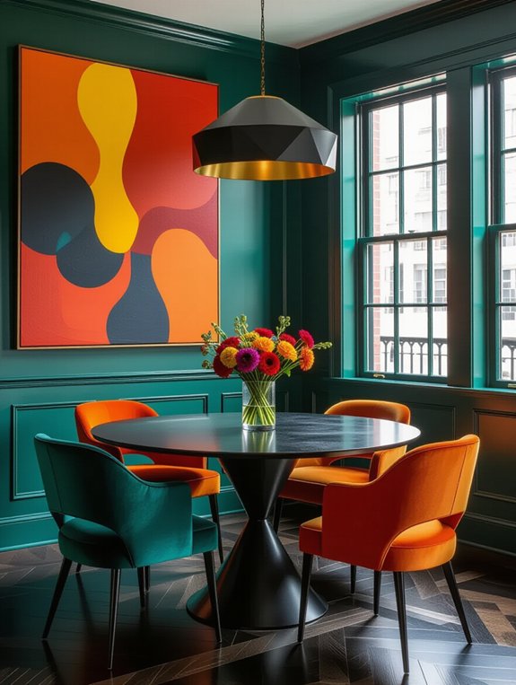 vibrant hues energize spaces