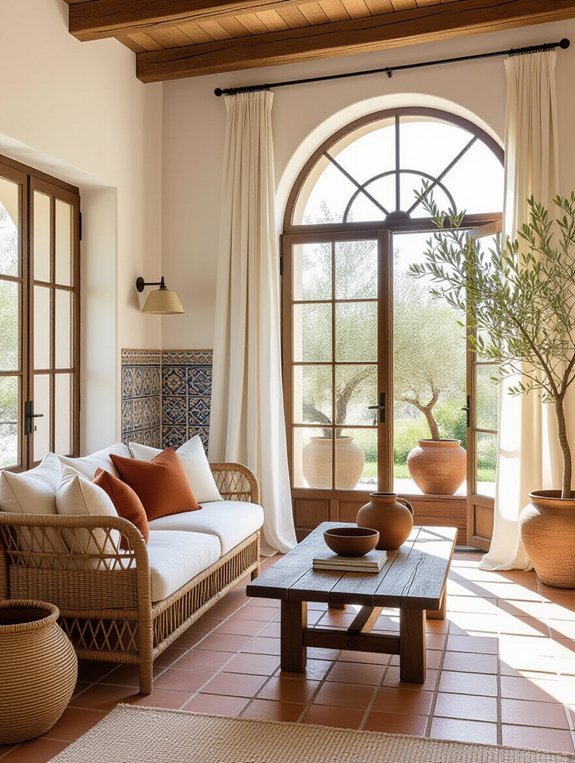 vibrant mediterranean home ambiance
