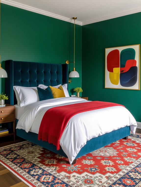 vibrant sanctuary with bold colors