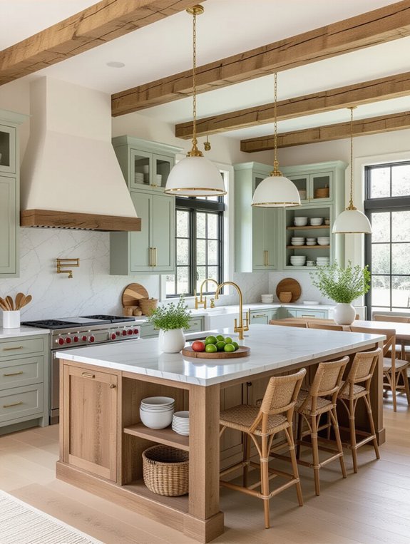 vibrant social cooking space