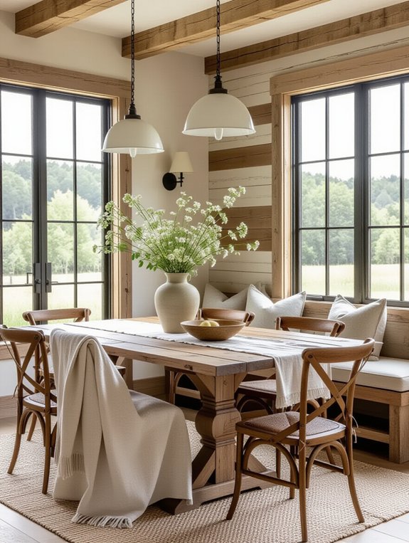 vintage accents enhance charm