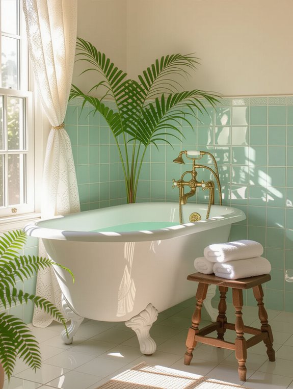 vintage clawfoot tub elegance