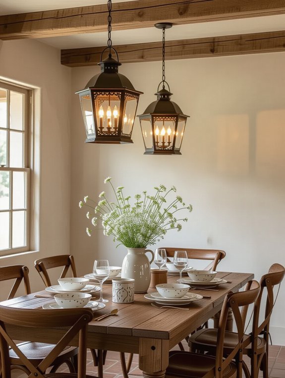 vintage lanterns for ambiance