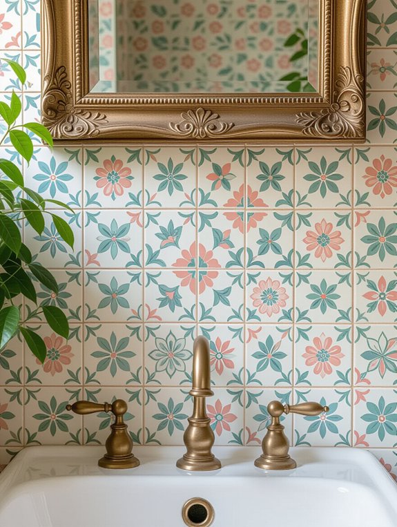 vintage tiles for charm