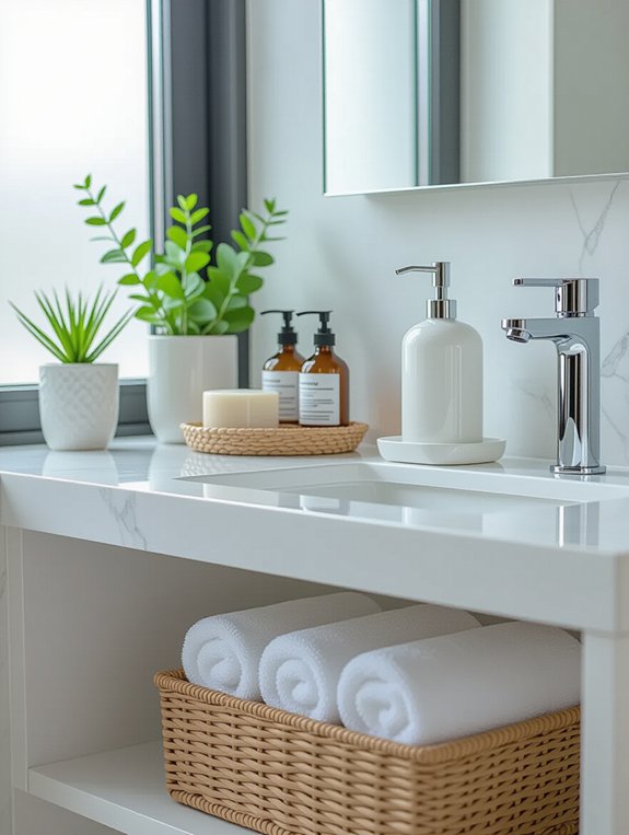 wall mounted bathroom organizer