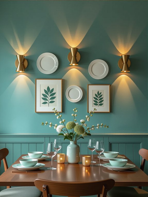 wall mounted dining room lighting