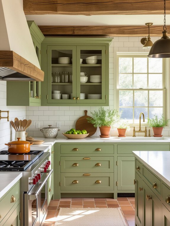 warm earthy kitchen charm