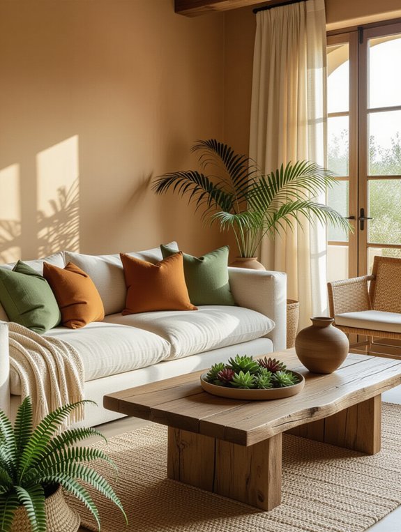warm earthy tones embrace