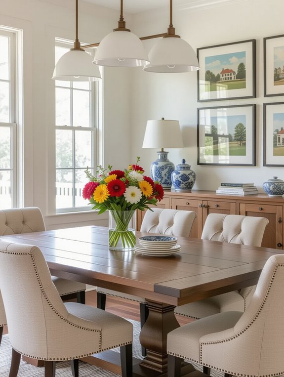 warm family photo decor