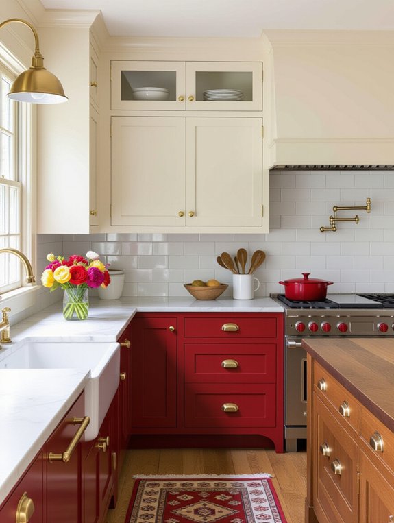 warm farmhouse kitchen charm