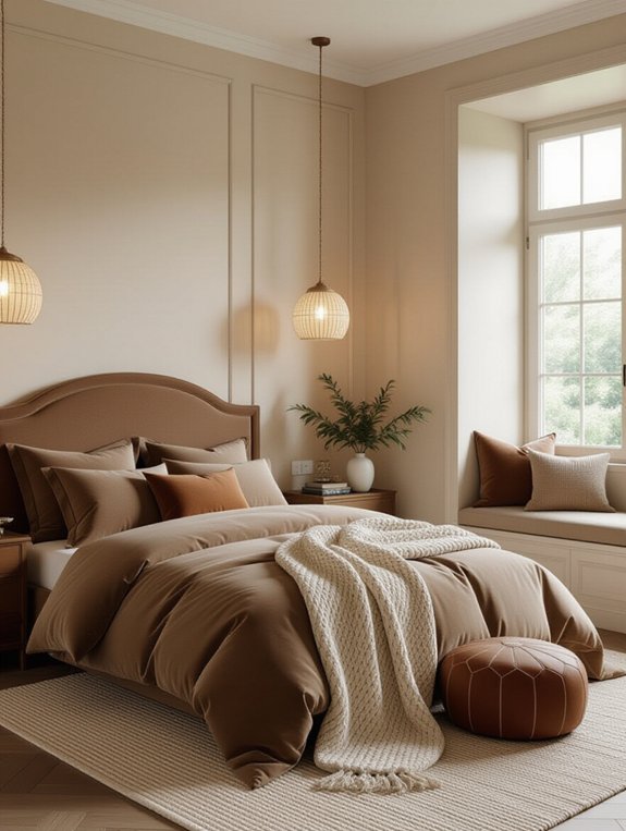 warm lighting enhances ambiance