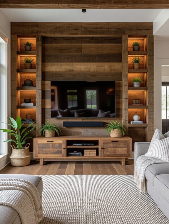 warm rustic wood decor