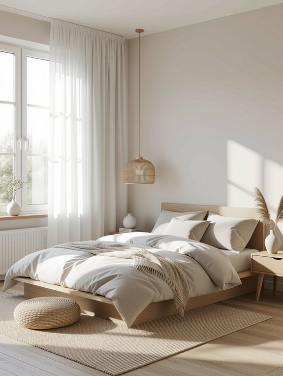 warm scandinavian wood accents