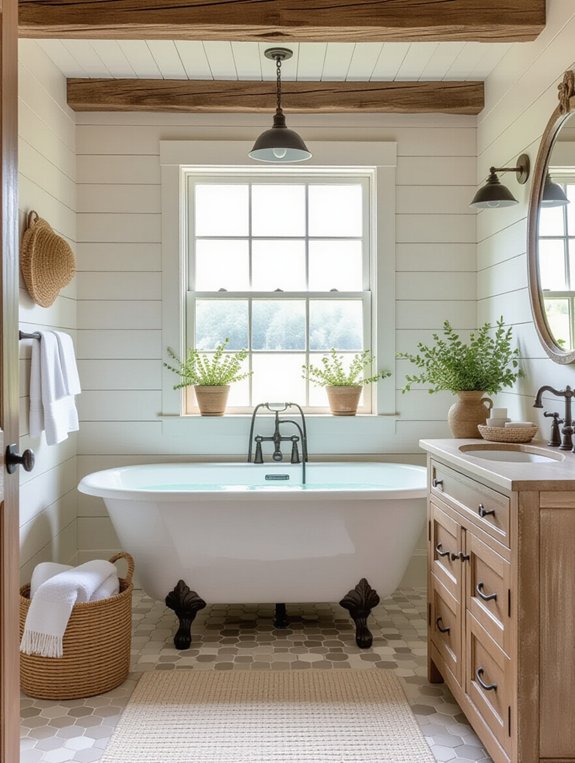 warmth and charm bathroom