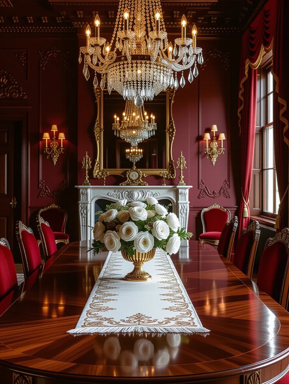 artistic dining table decor