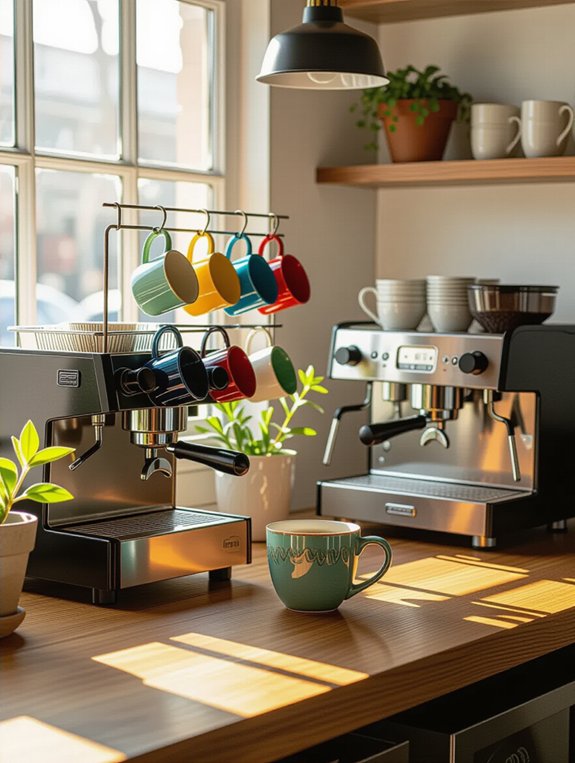 artistic mug display ideas