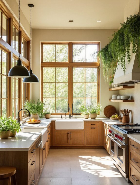 biophilic kitchen design elements