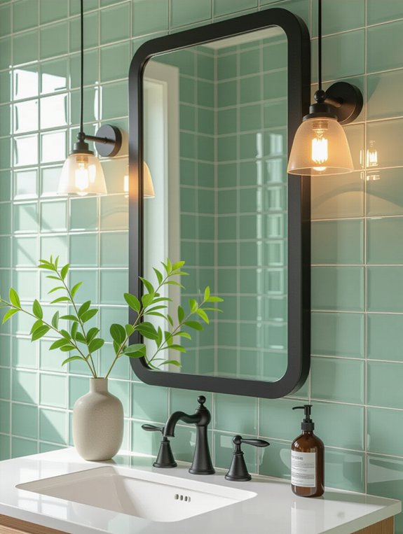 bold black frames elevate decor