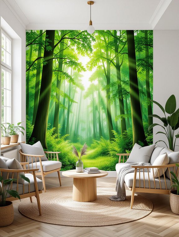 bold custom wall mural