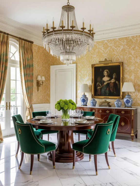 bold furniture defines space