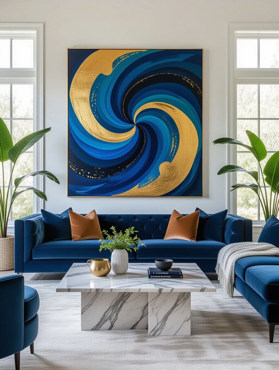 bold oversized abstract art