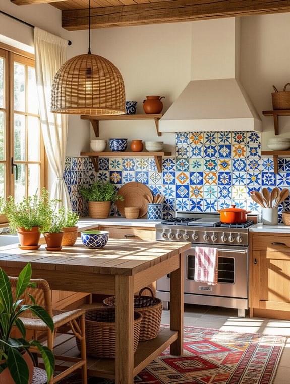 bold patterns for kitchens