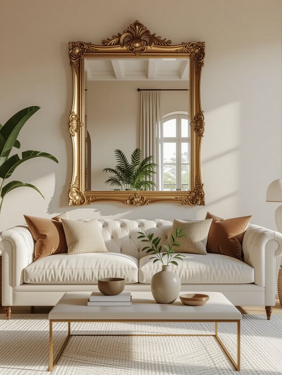 bold statement mirror decor