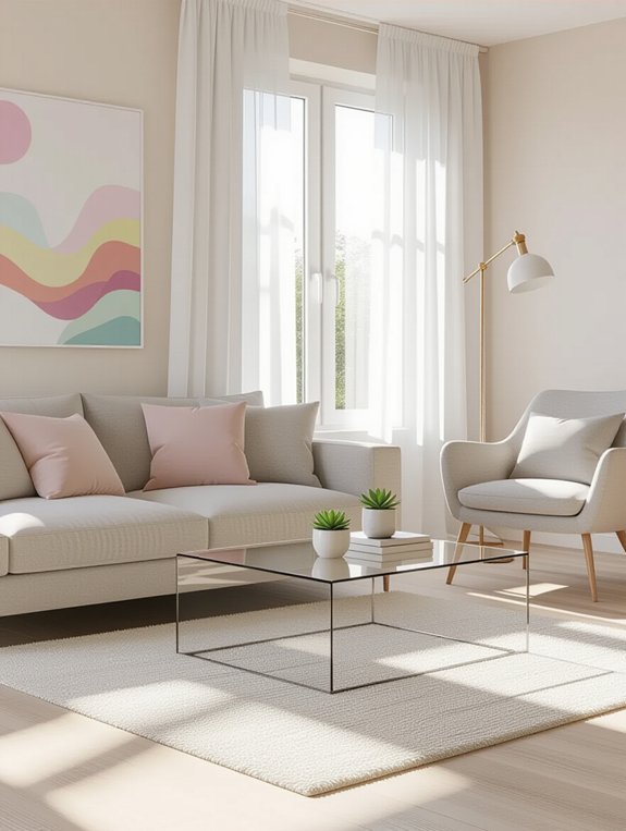 bright airy sheer curtains
