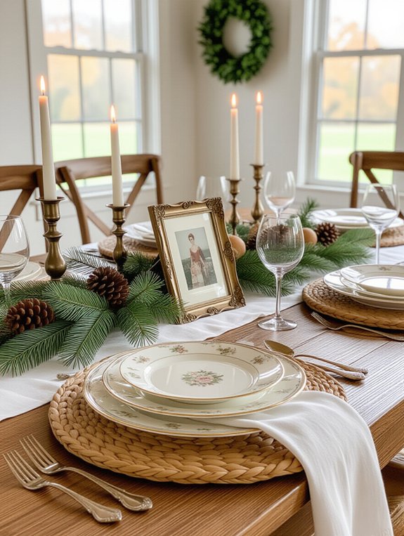 celebrate with family heirlooms