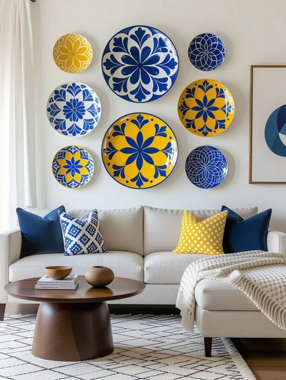 charming decorative wall display