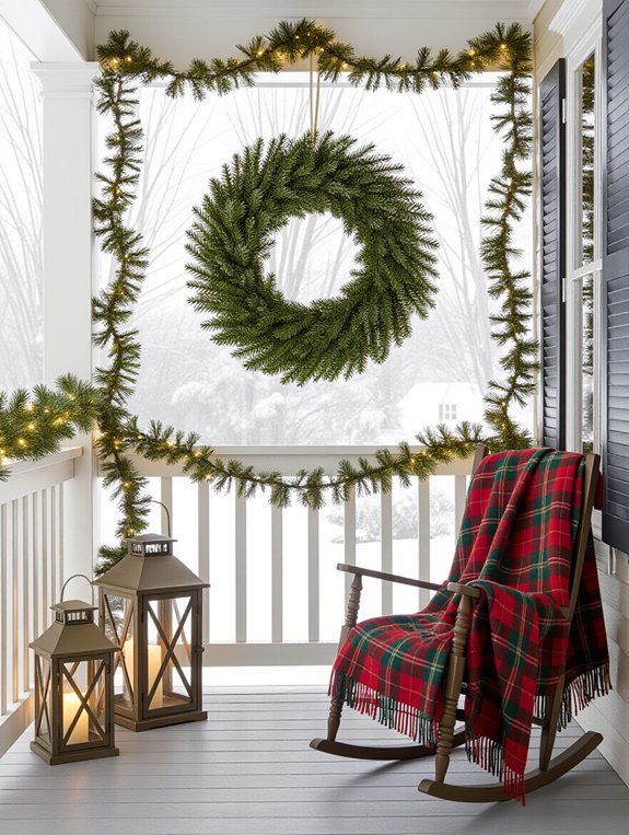 charming holiday wreath accents
