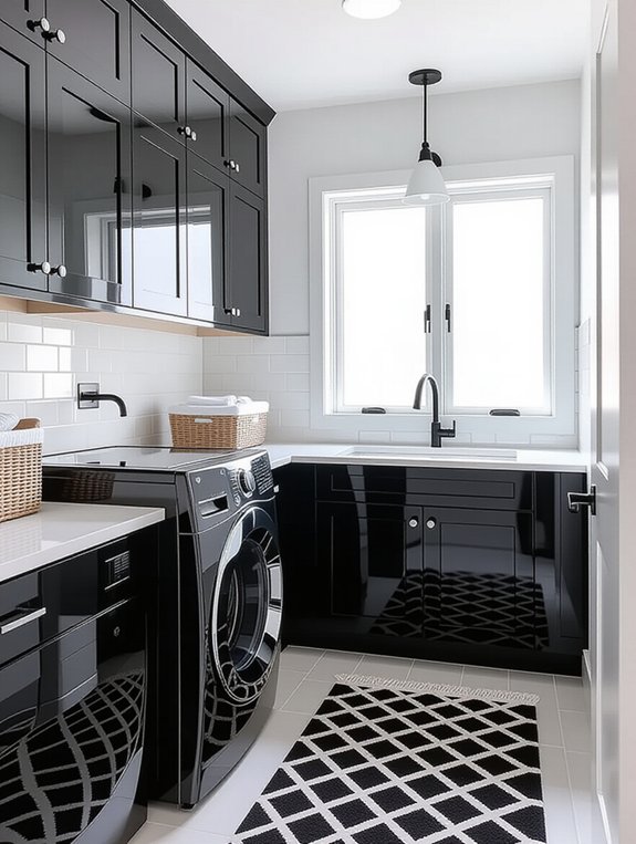 chic black and white elegance