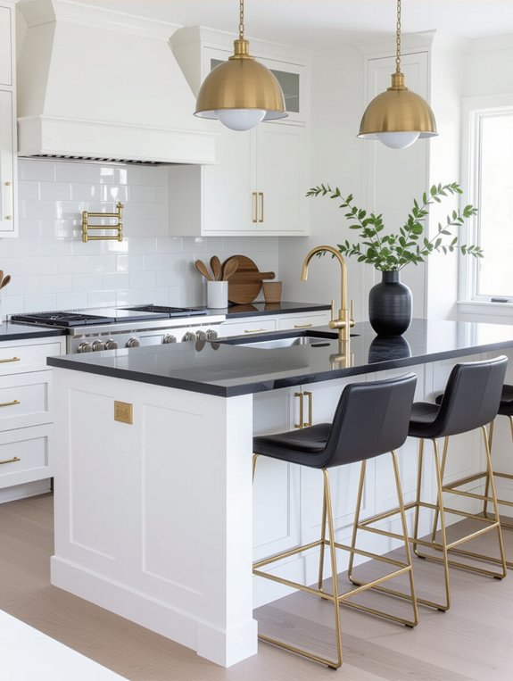 chic black and white