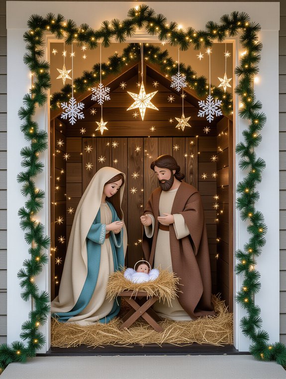 christmas nativity scene display
