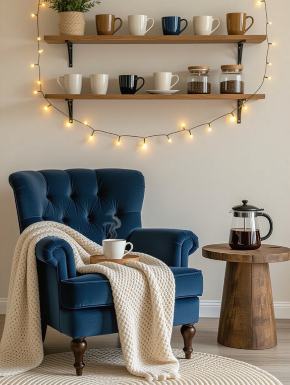 comfortable coffee nook retreat