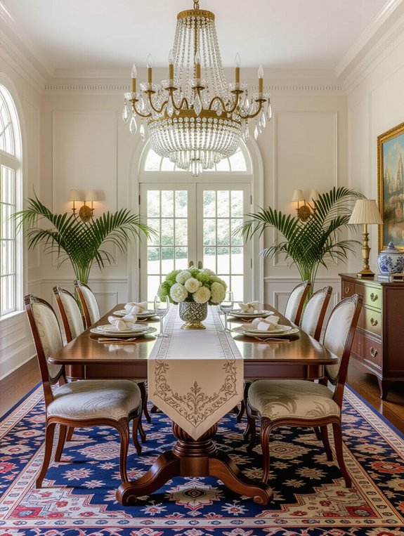cozy dining room ambiance